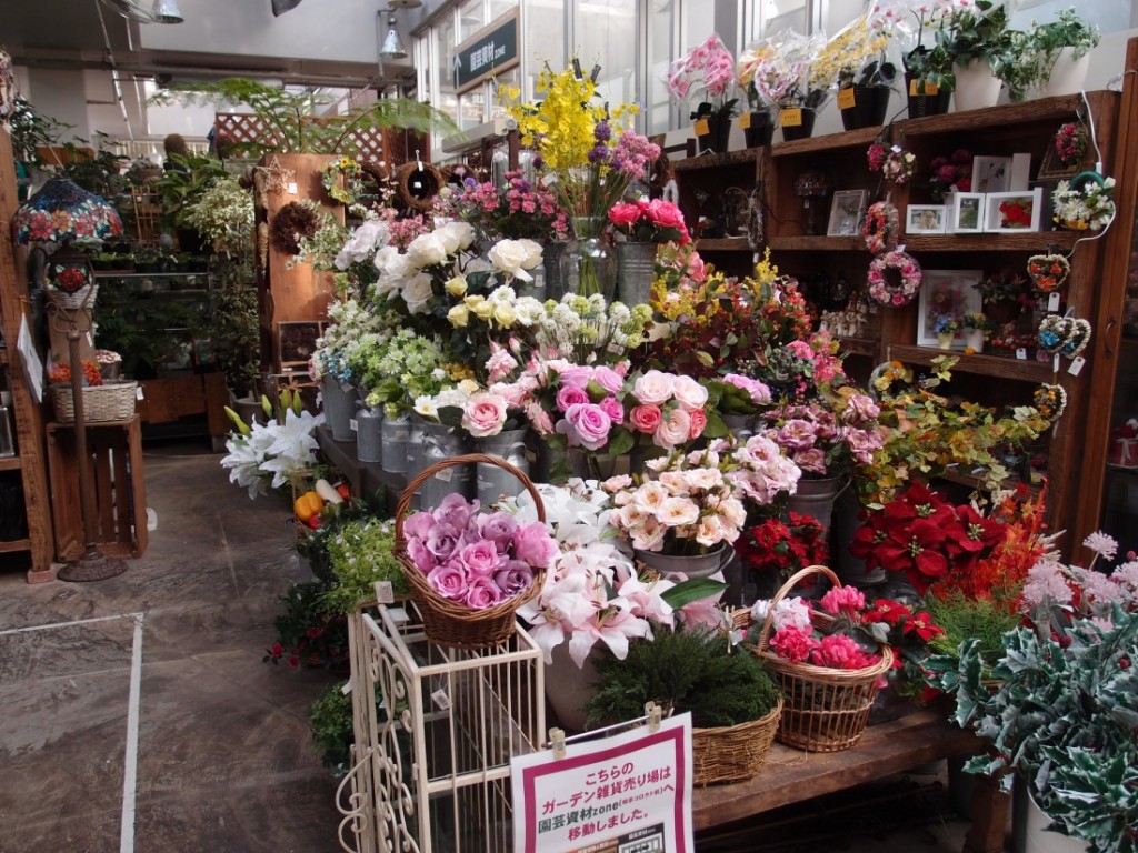 造花コーナー